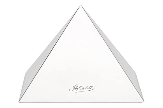4.75 Base x 3.25 High Pyramid Dessert Mould Stainless Steel - Ateco