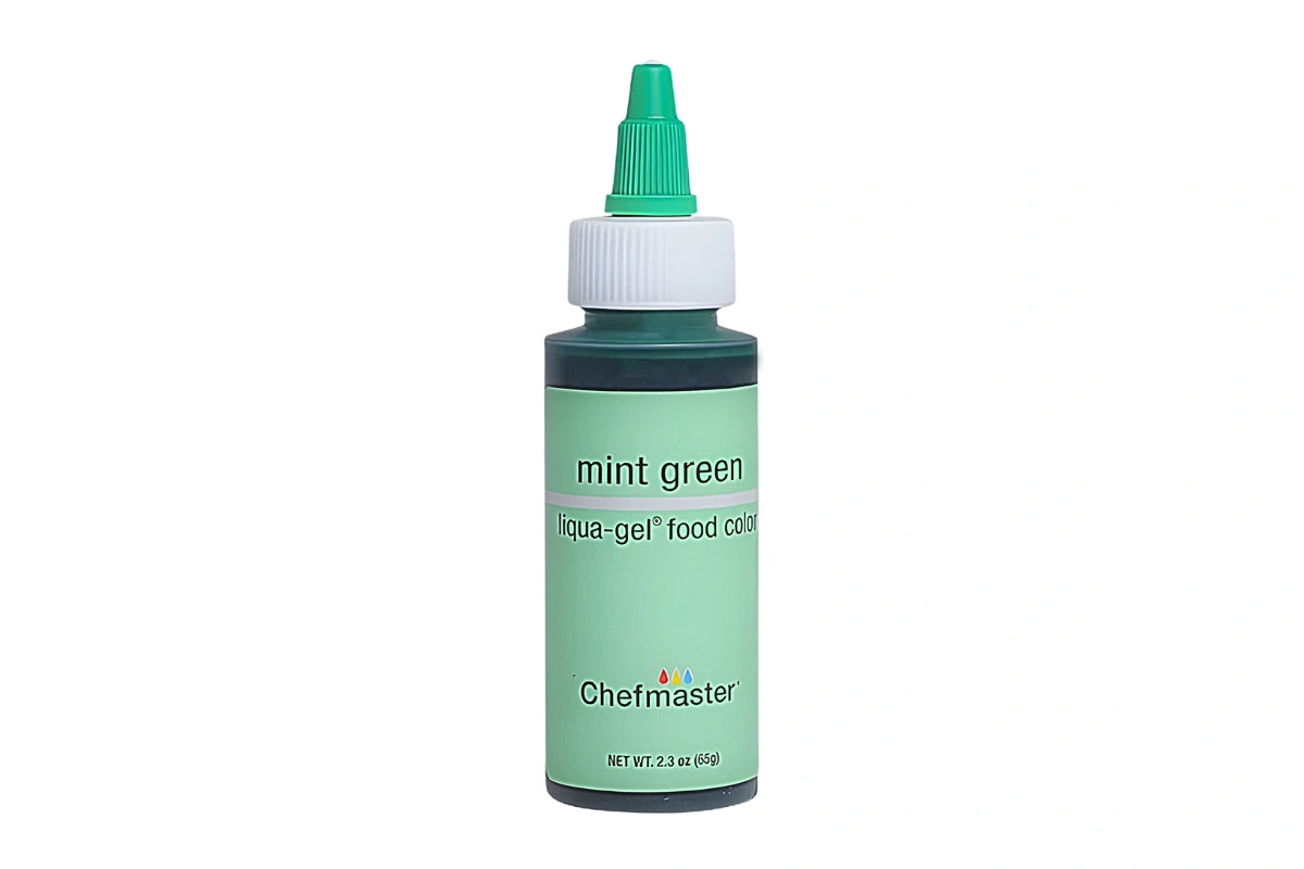 Green Mint Liqua-Gel Food Colouring 2.3oz / 65g - Chefmaster