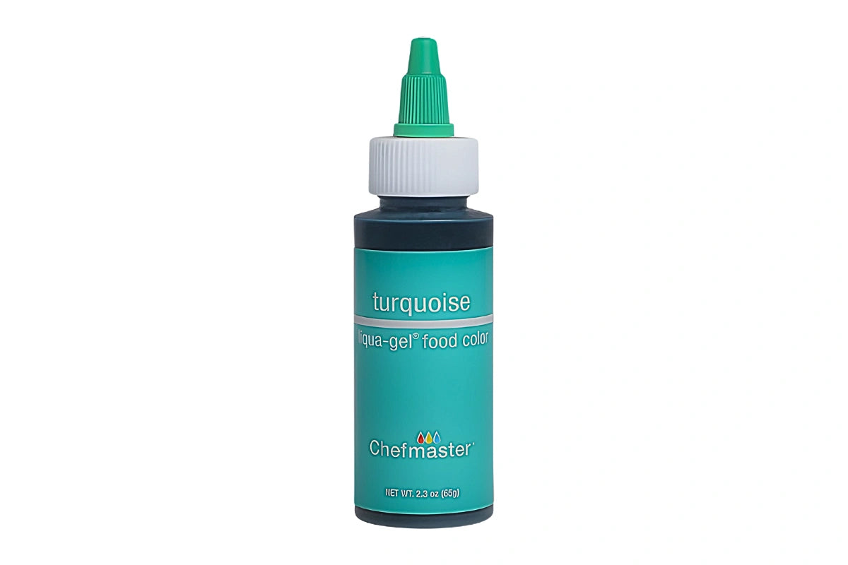 Turquoise Liqua-Gel Food Colouring 2.3oz / 65g - Chefmaster