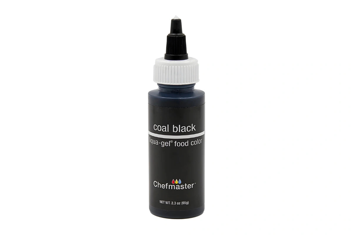 Black Coal Liqua-Gel Food Colouring 2.3oz / 65g - Chefmaster