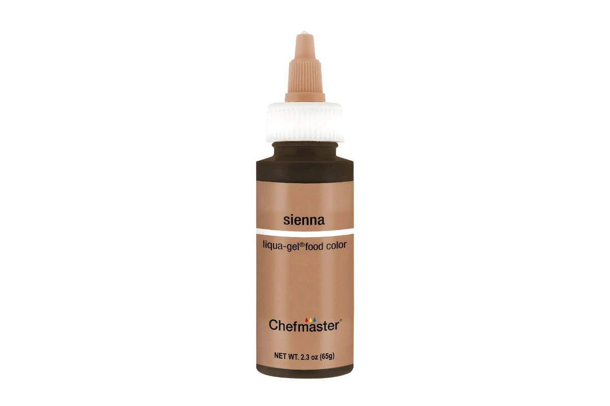 Sienna Liqua-Gel Food Colouring 2.3oz / 65g - Chefmaster