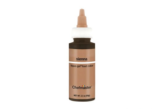 Sienna Liqua-Gel Food Colouring 2.3oz / 65g - Chefmaster