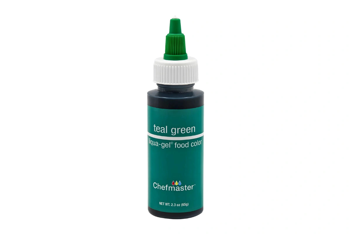 Green Teal Liqua-Gel Food Colouring 2.3oz / 65g - Chefmaster