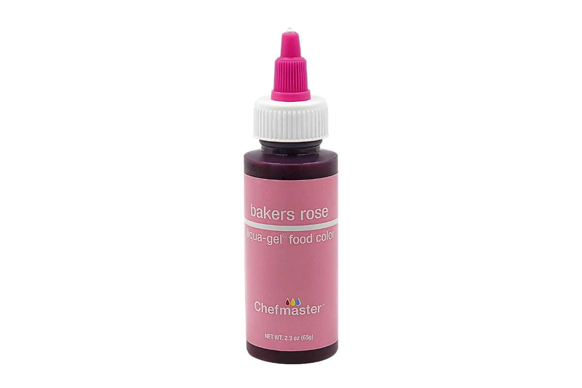 Bakers Rose Liqua-Gel Food Colouring 2.3oz / 65g - Chefmaster