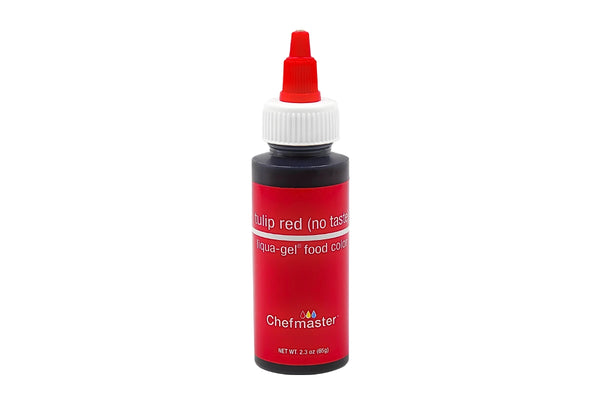 Tulip Red Liqua-Gel Food Colouring 2.3oz / 65g - Chefmaster