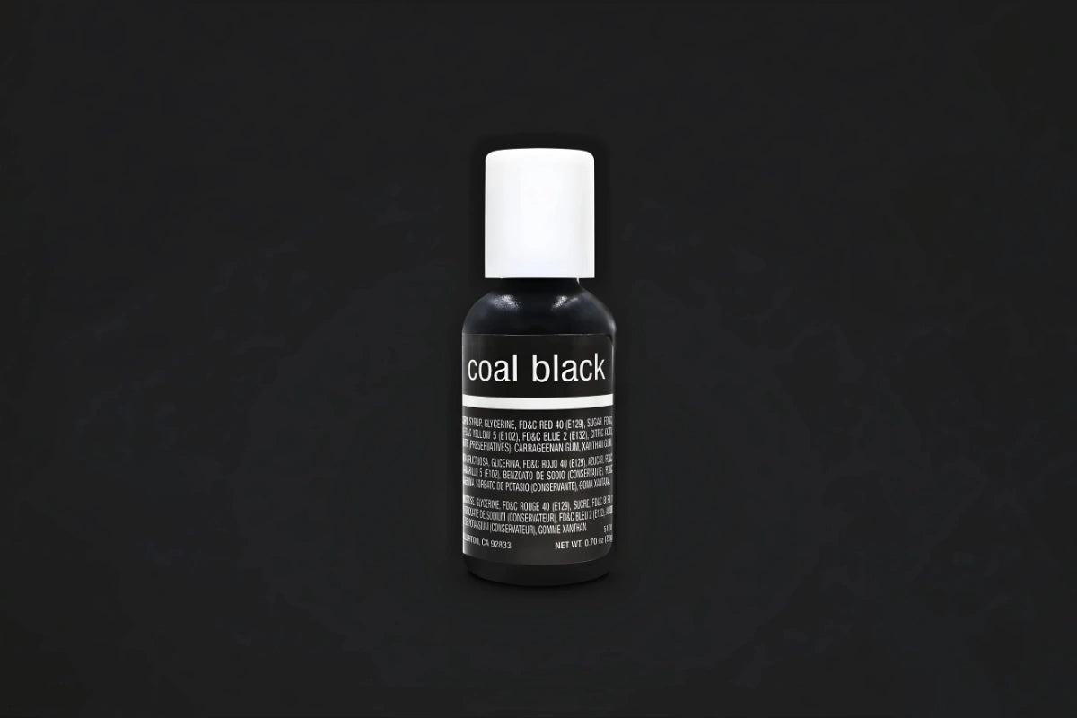 Black Coal Liqua-Gel Food Colouring 0.7oz / 20g - Chefmaster