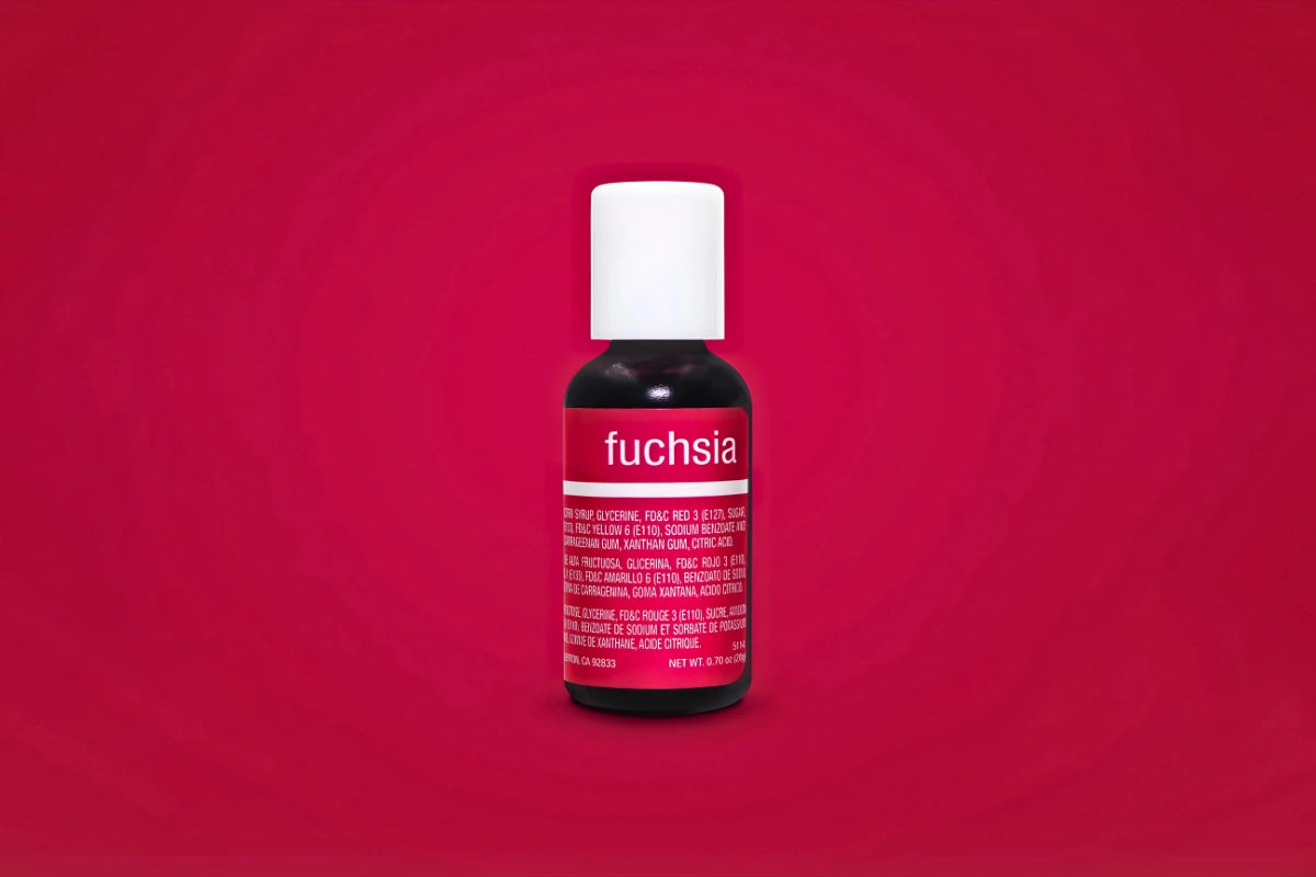 Fuchsia Liqua-Gel Food Colouring 0.7oz / 20g - Chefmaster