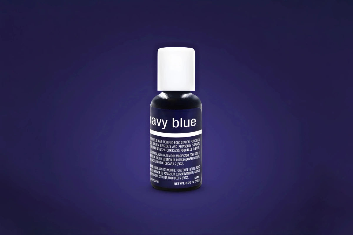 Blue Navy Liqua-Gel Food Colouring 0.7oz / 20g - Chefmaster