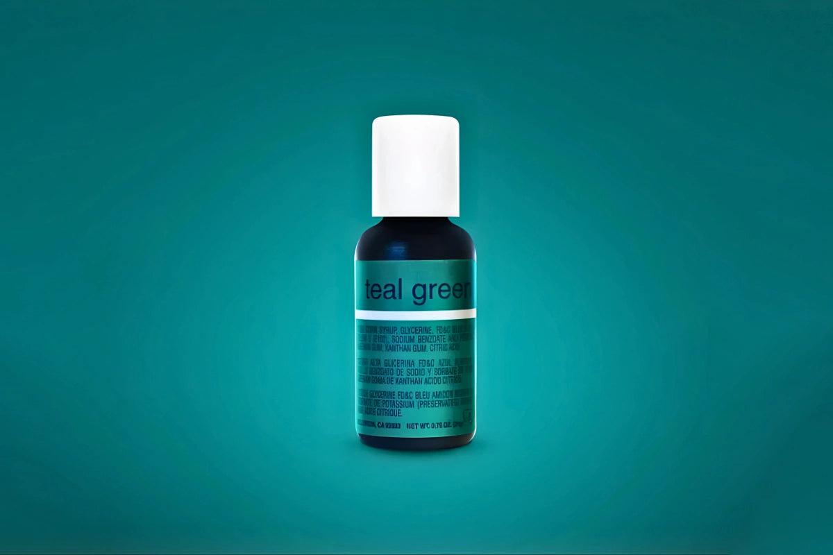 Green Teal Liqua-Gel Food Colouring 0.7oz / 20g - Chefmaster