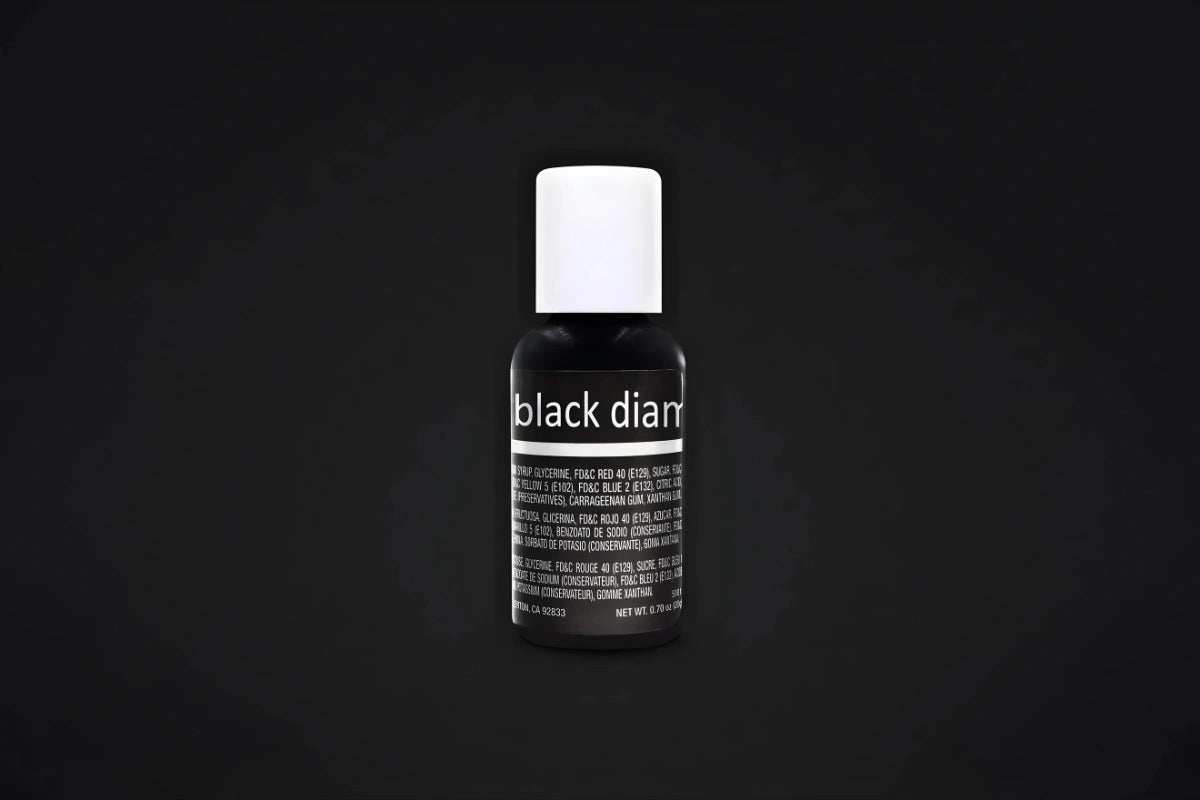 Black Diamond Liqua-Gel Food Colouring 0.7oz / 20g - Chefmaster
