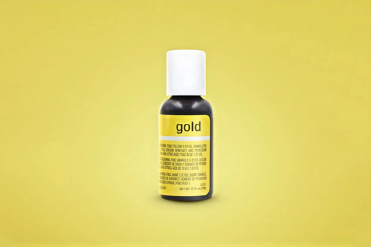 Gold Liqua-Gel Food Colouring 0.7oz / 20g - Chefmaster