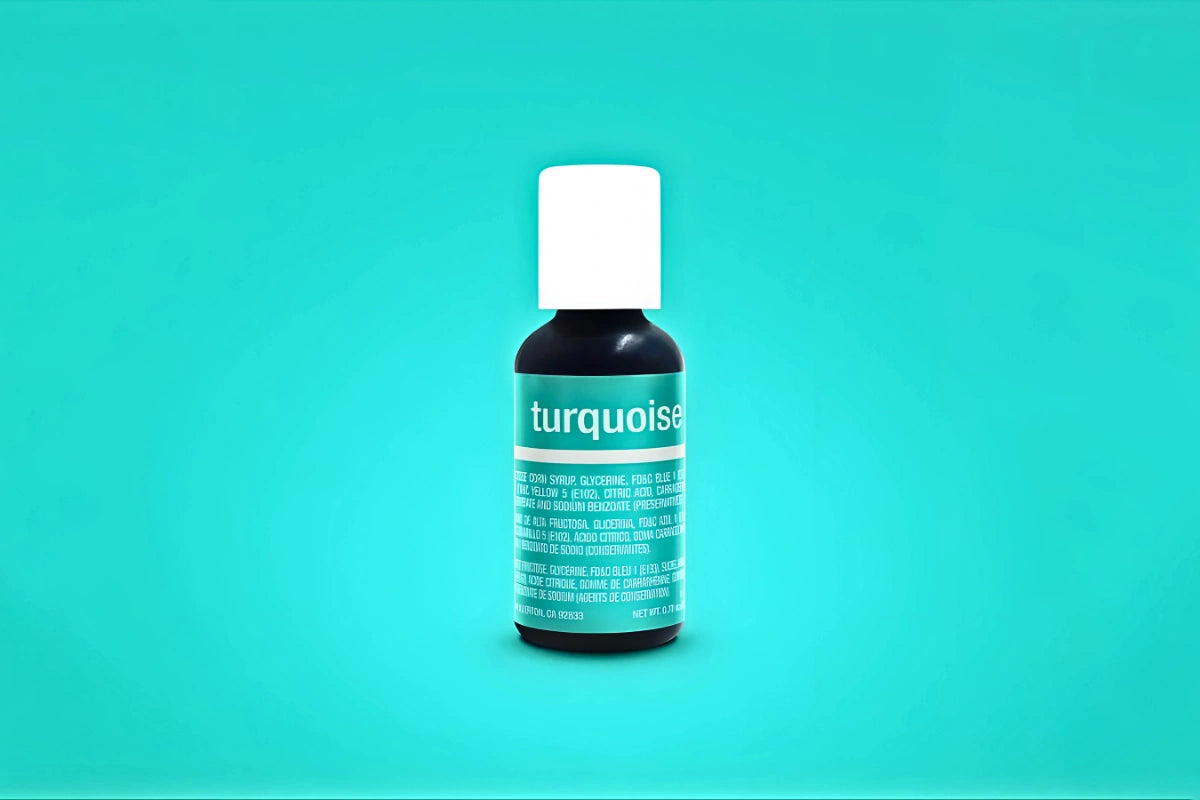 Turquoise Liqua-Gel Food Colouring 0.7oz / 20g - Chefmaster
