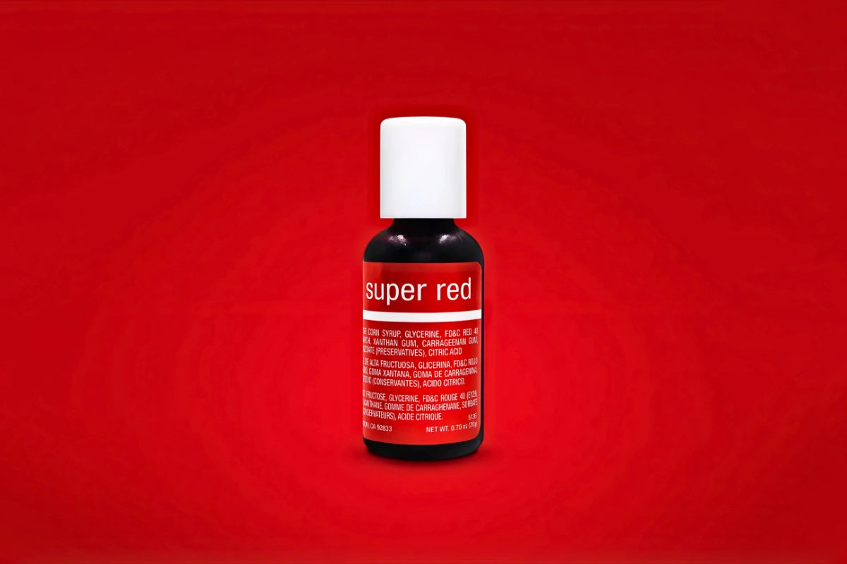 Super Red Liqua-Gel Food Colouring 0.7oz / 20g - Chefmaster