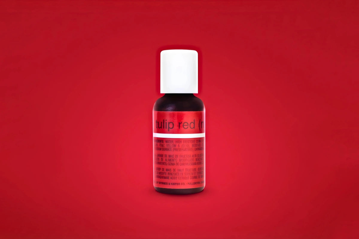 Tulip Red Liqua-Gel Food Colouring 0.7oz / 20g - Chefmaster
