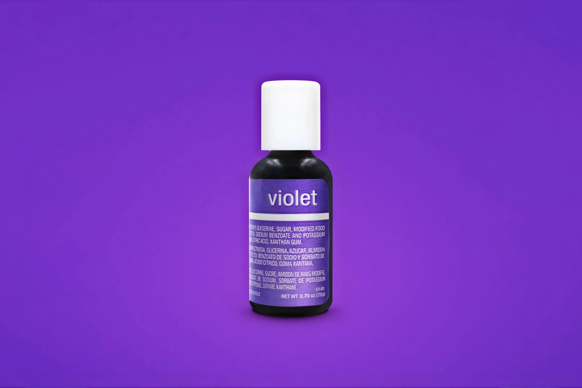 Violet Liqua-Gel Food Colouring 0.7oz / 20g - Chefmaster