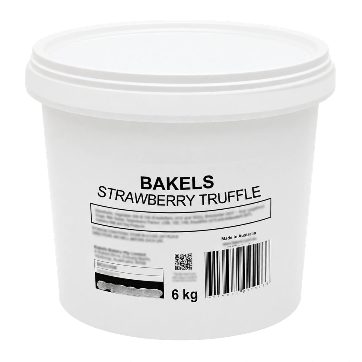 Strawberry Flavoured Truffle Mb 6kg - Bakels