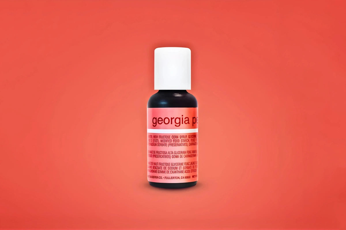 Peach Georgia Liqua-Gel Food Colouring 0.7oz / 20g - Chefmaster