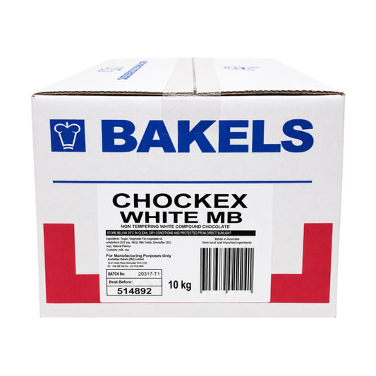 Chocolate Chockex White Compound Mb 10kg - Bakels