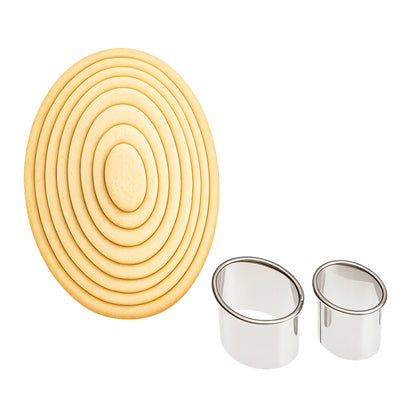 Plain Oval Cutter Set (9 Pack) - Ateco