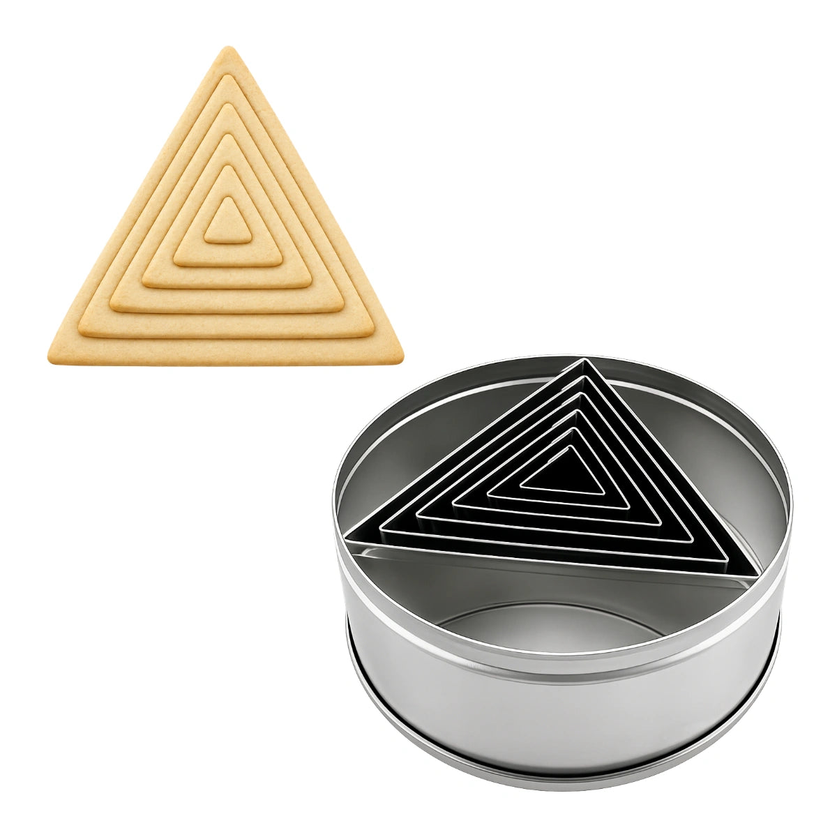 Plain Triangle Cutter Set (6 Pack) - Ateco