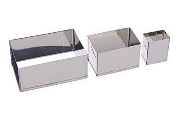 Plain Rectangle Cutter Set (3 Pack) - Ateco