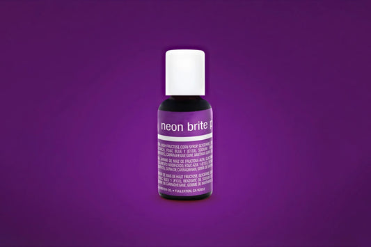 Purple Neon Brite Liqua-Gel Food Colouring 0.7oz / 20g - Chefmaster