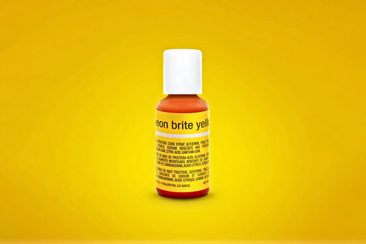 Yellow Neon Brite Liqua-Gel Food Colouring 0.7oz / 20g - Chefmaster