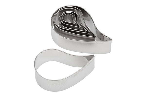 Plain Coma Cutter Set (7 Pack) - Ateco