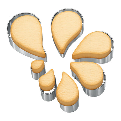 Plain Coma Cutter Set (7 Pack) - Ateco