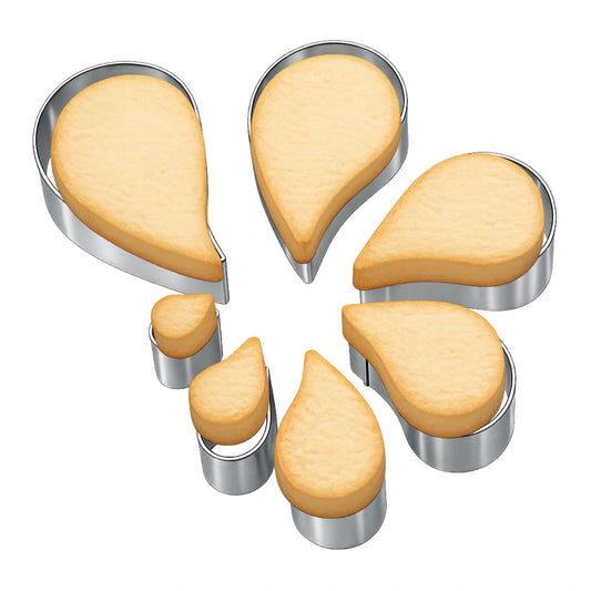 Plain Coma Cutter Set (7 Pack) - Ateco
