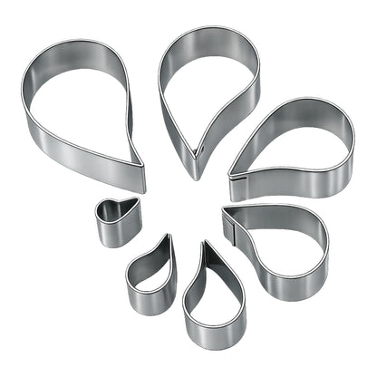Plain Coma Cutter Set (7 Pack) - Ateco