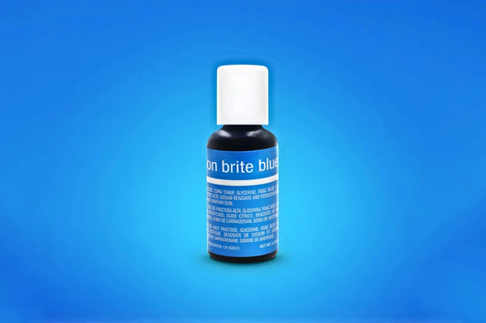 Blue Neon Brite Liqua-Gel Food Colouring 0.7oz / 20g - Chefmaster