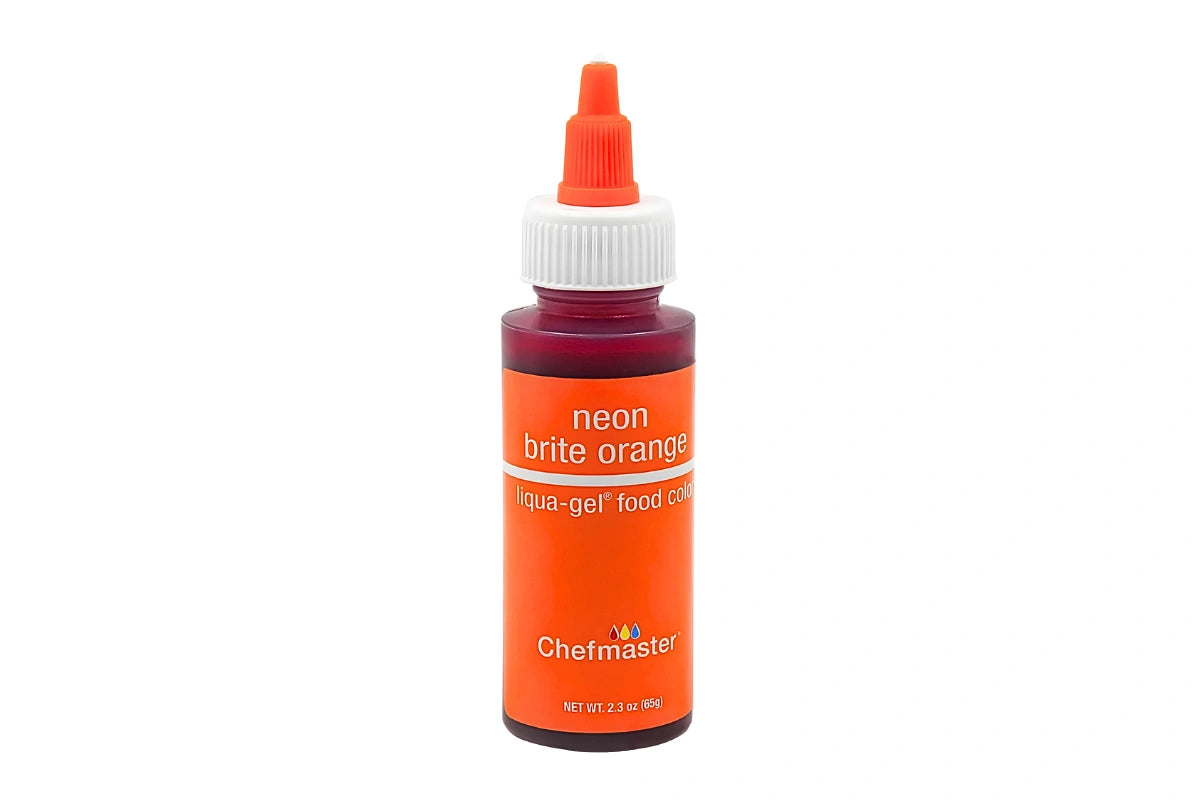 Orange Neon Brite Liqua-Gel Food Colouring 2.3oz / 65g - Chefmaster