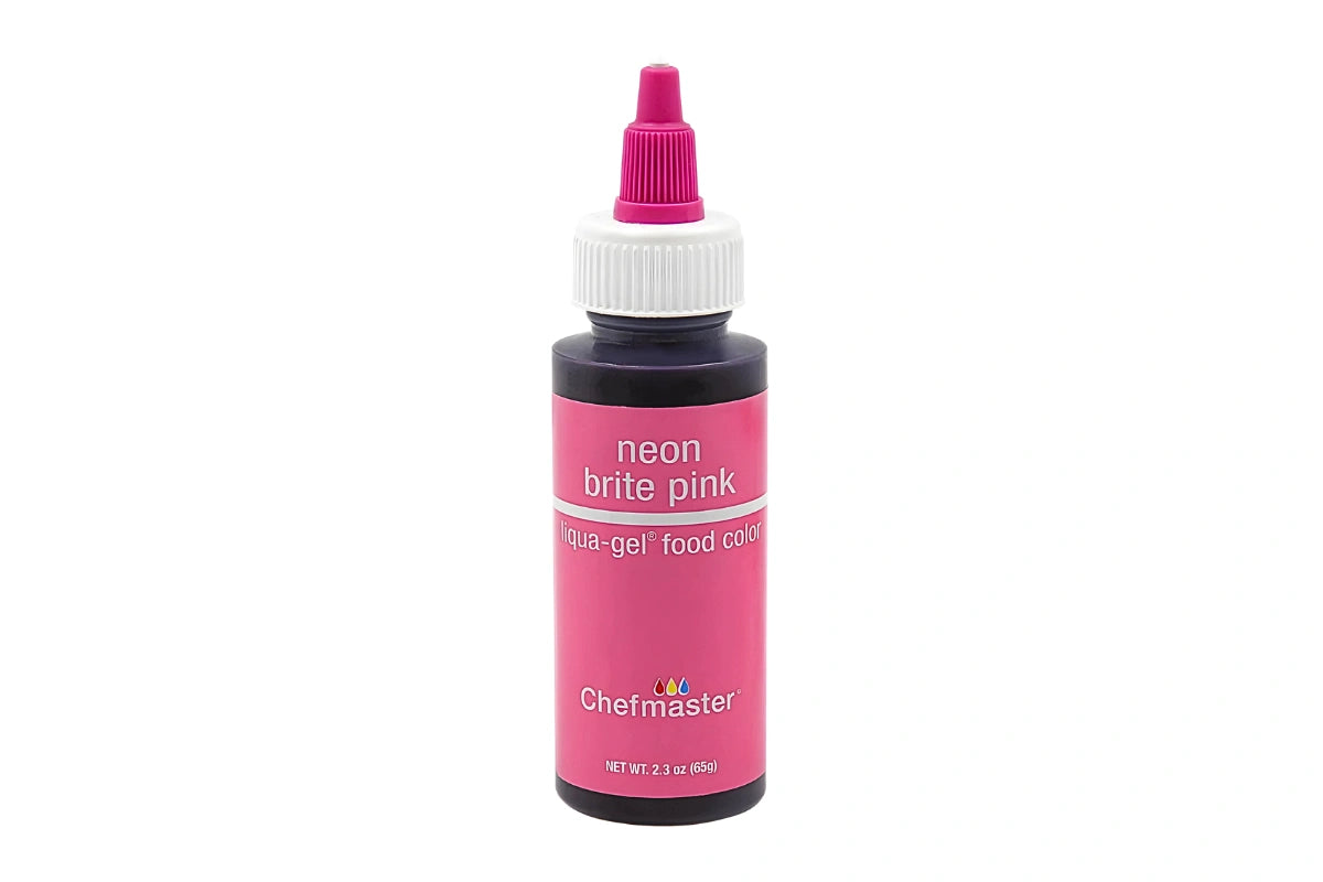 Pink Neon Brite Liqua-Gel Food Colouring 2.3oz / 65g - Chefmaster