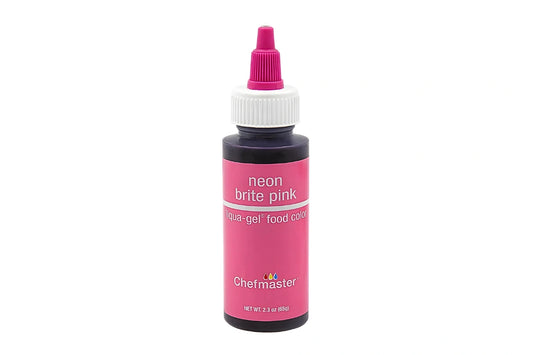 Pink Neon Brite Liqua-Gel Food Colouring 2.3oz / 65g - Chefmaster