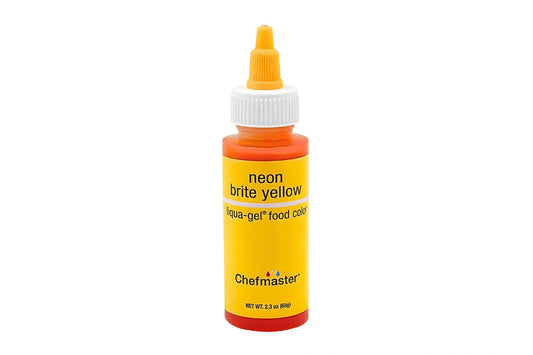 Yellow Neon Brite Liqua-Gel Food Colouring 2.3oz / 65g - Chefmaster