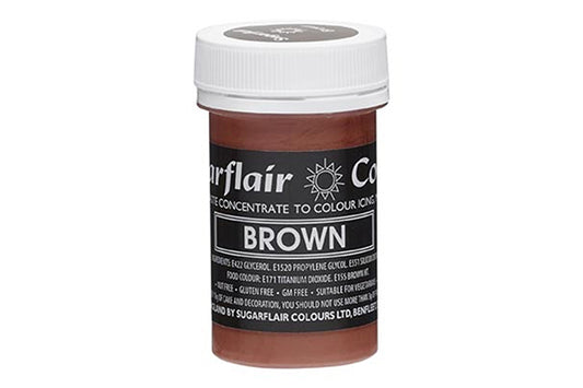Pastel Brown Paste - Food Colour 25g - Sugarflair