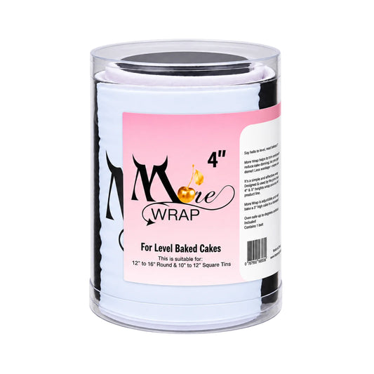 More Wrap for Baking 12 Inch to 16 Inch Round and 10 Inch to 12 Inch Square 4 Inch - Moreish by Monica Cavallaro