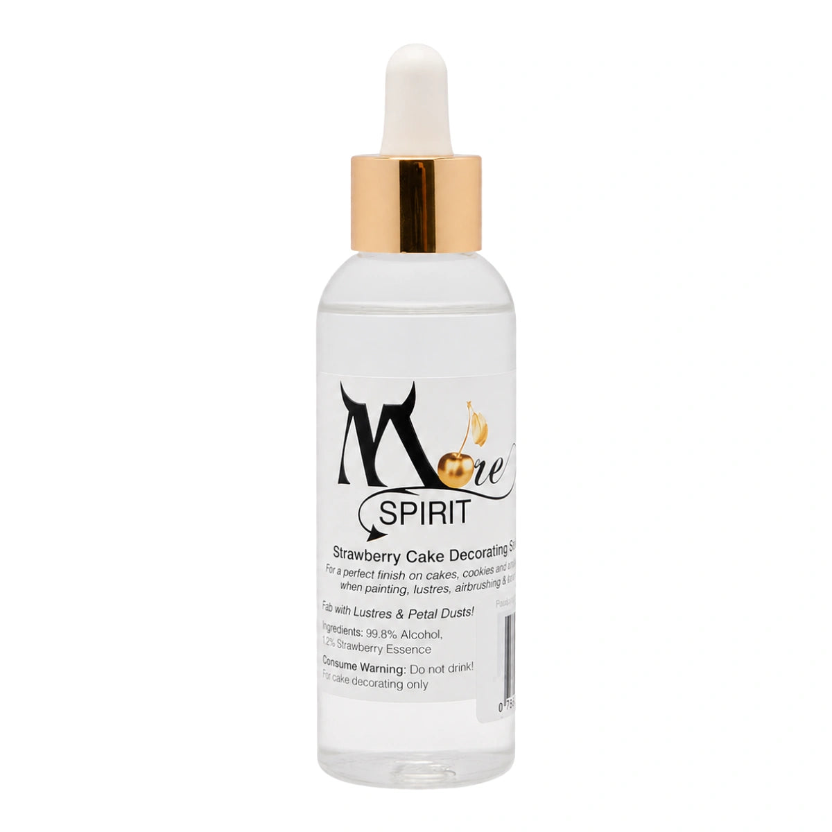 Strawberry More Spirit Scented Cake Decorating 99.8% Various Sizes 100ml - Moreish by Monica Cavallaro