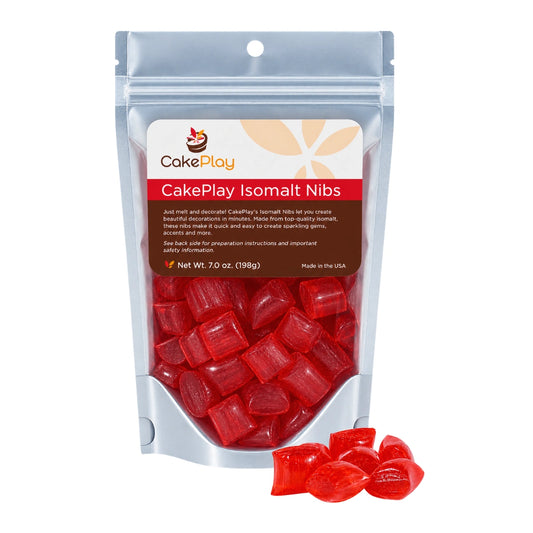 Red Isomalt Nibs Cakeplay - Cake Play