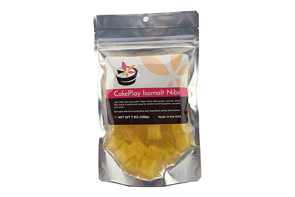 Yellow Isomalt Nibs Cakeplay - Cake Play