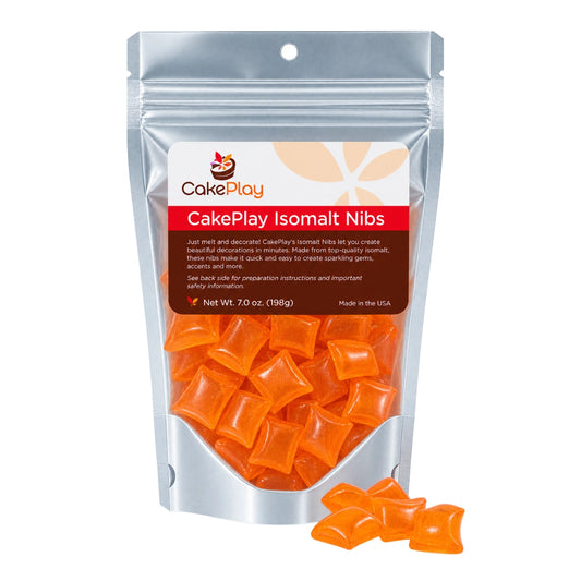 Orange Isomalt Nibs Cakeplay - Cake Play