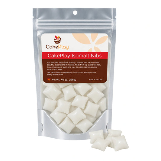 White Isomalt Nibs Cakeplay - Cake Play