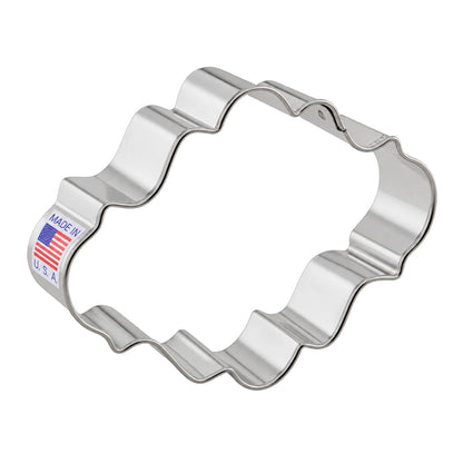 Oval Plaque Cookie Cutter - Ann Clark