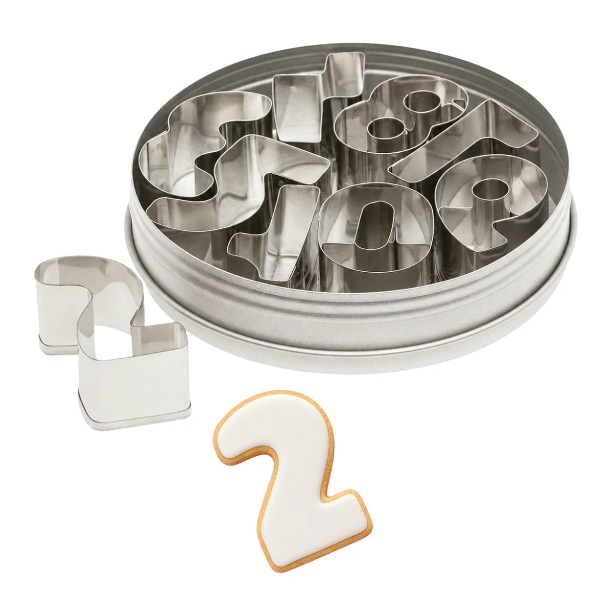 Numbers Cutter Set 1.5 Inch (9 Pack) - Ateco