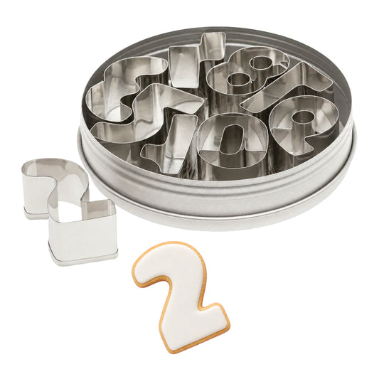 Numbers Cutter Set 1.5 Inch (9 Pack) - Ateco