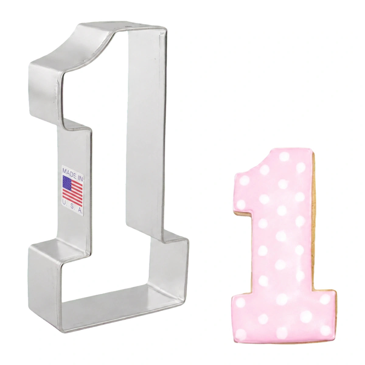 Large Number 1 Cookie Cutter - Ann Clark