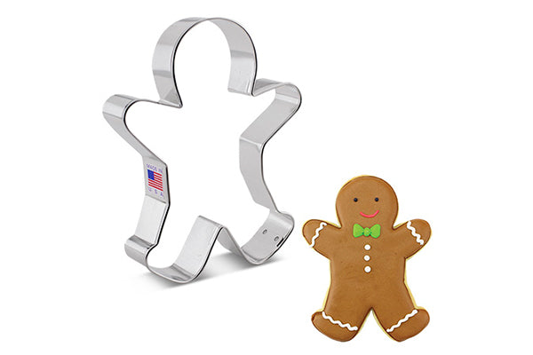 Large Gingerbread Man Cookie Cutter 5 Inch - Ann Clark
