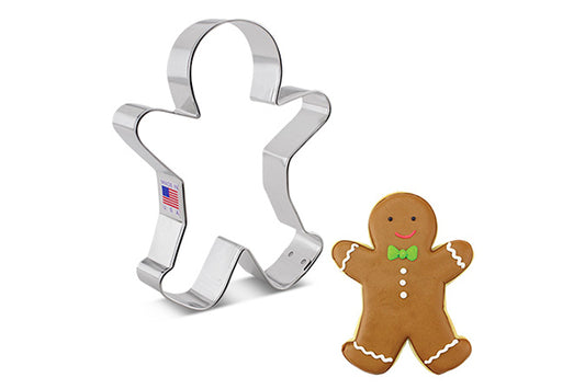 Large Gingerbread Man Cookie Cutter 5 Inch - Ann Clark