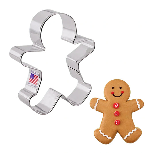 Gingerbread Man Cookie Cutter 3.75 Inch - Ann Clark